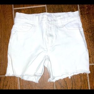 Girls size 12 jean shorts from Justice.